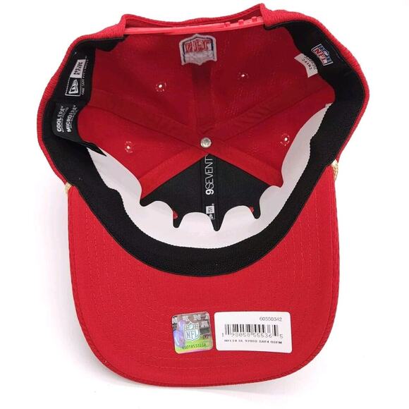 San Francisco 49ers 2024 Sideline New Era 9Seventy Snapback Hat Red Rope NFL Cap - Picture 6 of 8
